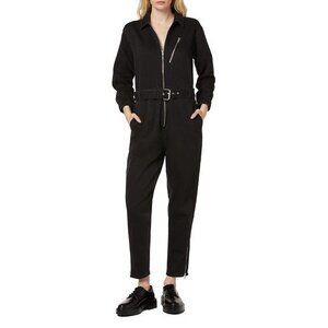 NWOT Joe's Jeans The CALIPSO BLACK DENIM JUMPSUIT SIZE M